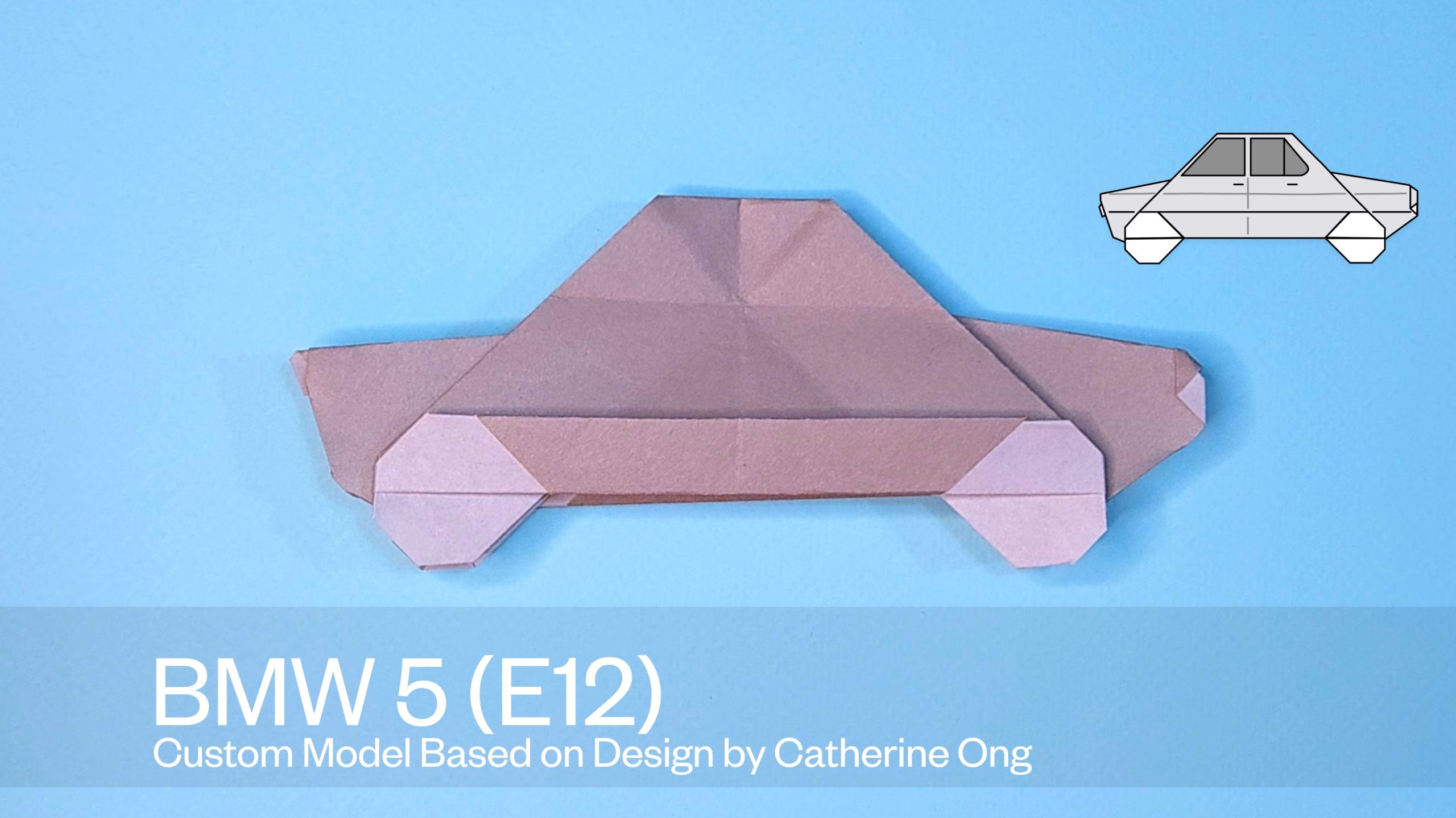 Origami BMW 5 Series (E12)